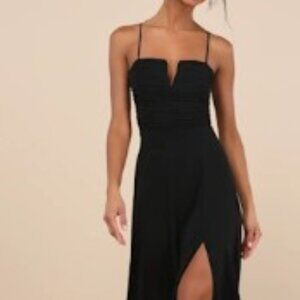 Sweeney Black Sleeveless Maxi Dress